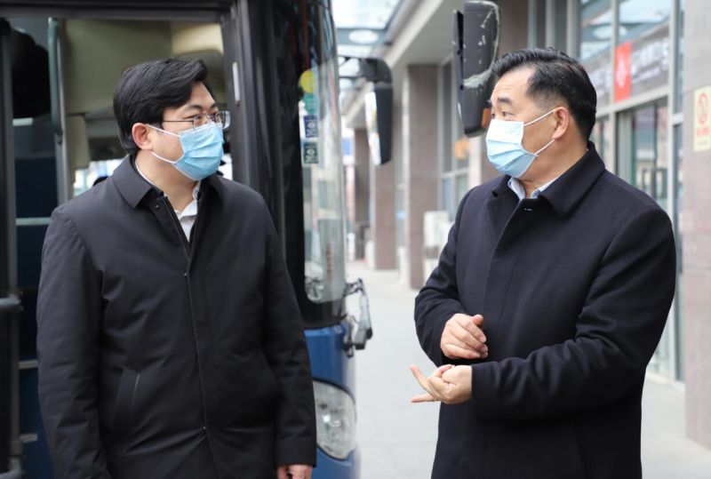 市委常委、武進區(qū)委書記喬俊杰督查武進汽車站春運及疫情防控工作
